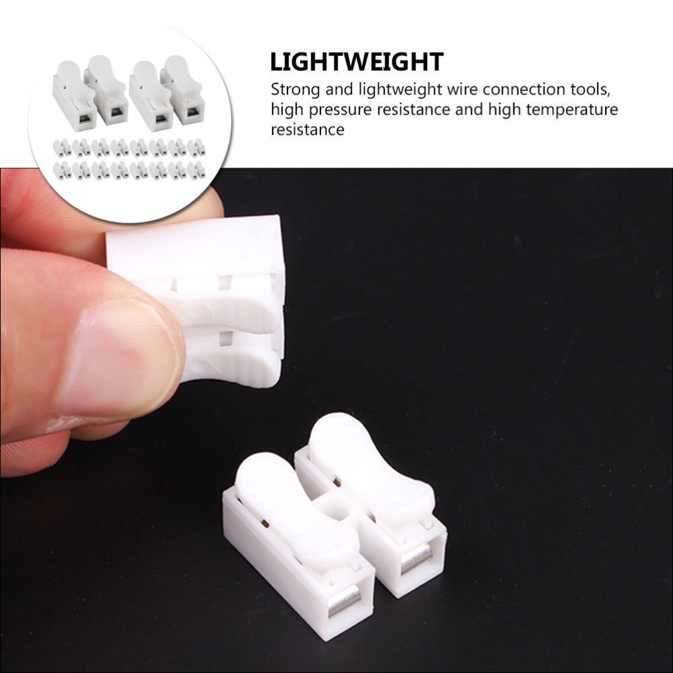 25 Pcs Wire Connector Direct Plugin Speaker Cable Connectors Terminal