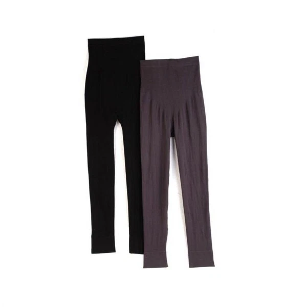 Leggings modeladores Rhonda gris cizalla cintura alta mezcla algodón M nuevos Foto 2 de 2