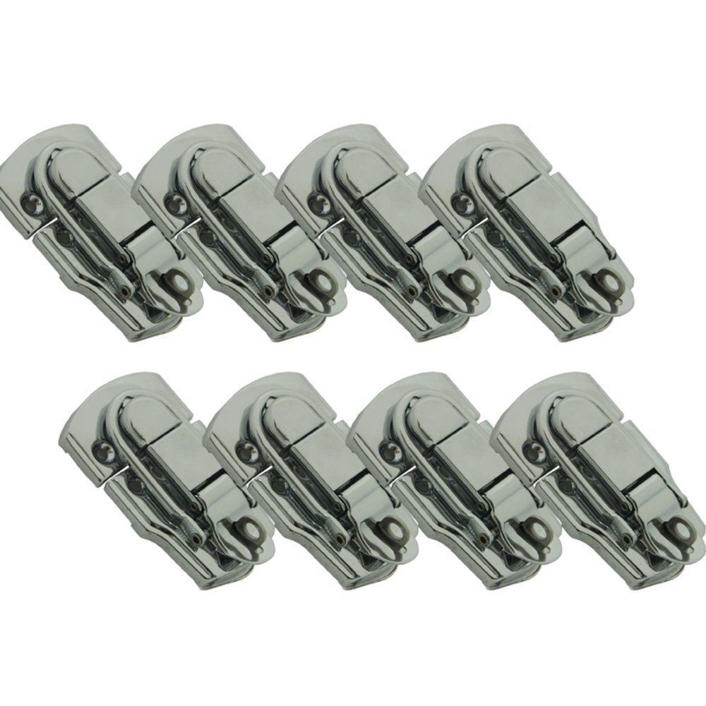 Pack of 8 Silver Quick Catch With Padlock Loop Custom Flight Case or Repair