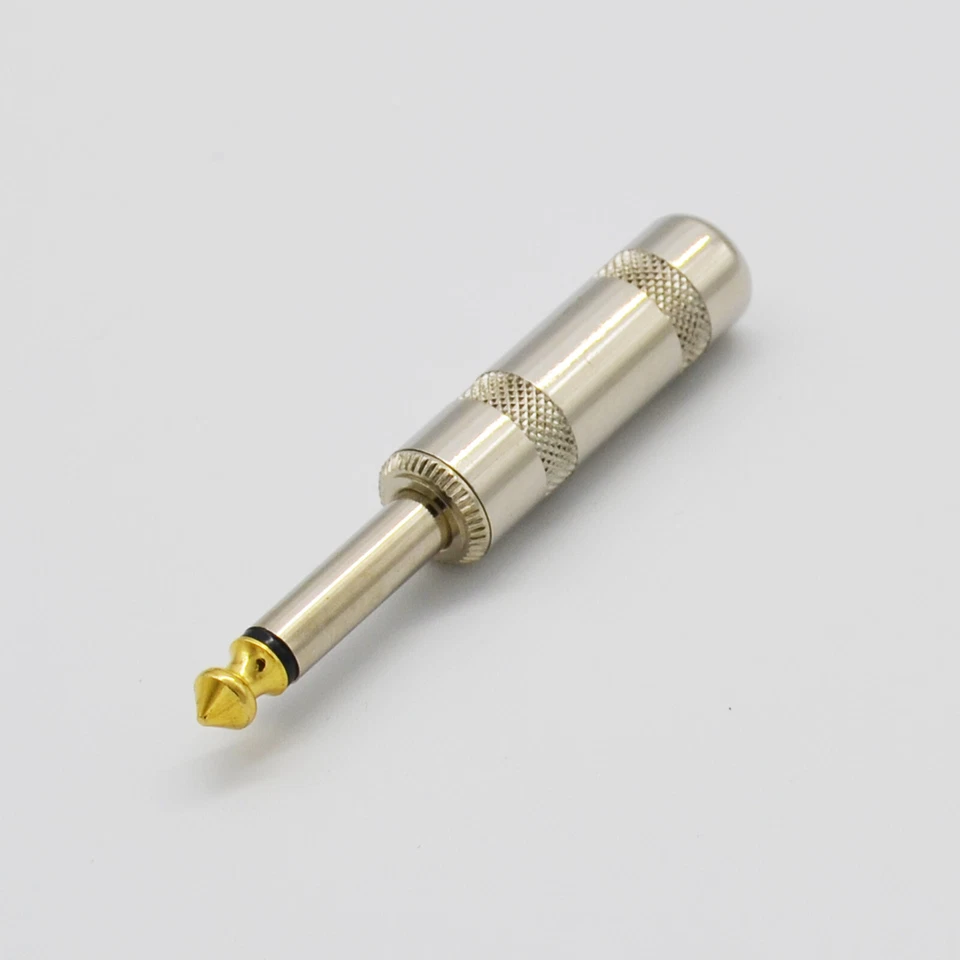 1/4" TRS Right Angle Stereo to 2x 6.35mm Mono Male Plug Headphone Audio Cable - Image 3 of 4