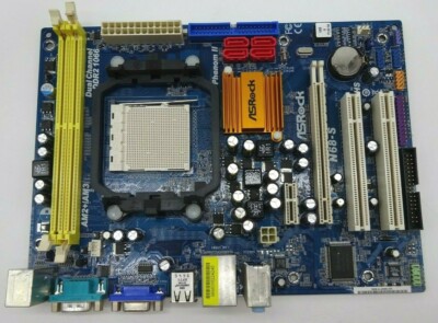 ASRock N68-S REV. G/A 1.10 DDR2 - mATX - Sockel AM2+/AM3 - mit  I/O Shield #M515