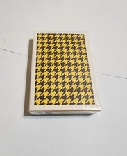 Anyone Worldwide YELLOW HOUNDSTOOTH Playing Cards | Dan And Dave Sealed NEW