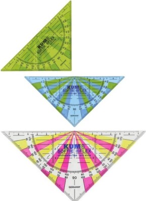 KUM Geodreieck Geo Dreieck Softie Flex verschiedene Farben