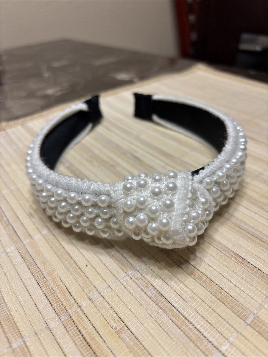 Vintage Pearls Headband Pearl Headband Made From Vintage Faux Pearls - Etsy main image 3
