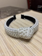 Vintage Faux Pearl Headband