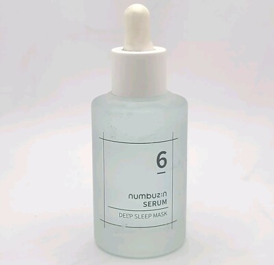 Numbuzin No. 6 Serum Deep Sleeping Mask 1.69oz / 50mL Dropper Supple Skin NEW
