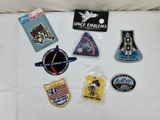 Lot Of 7 Vintage Patches NASA Space Shuttle Minnie Mouse And More