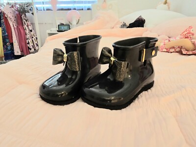 mini melissa Girl's Mini Sugar Rain Bow Boots