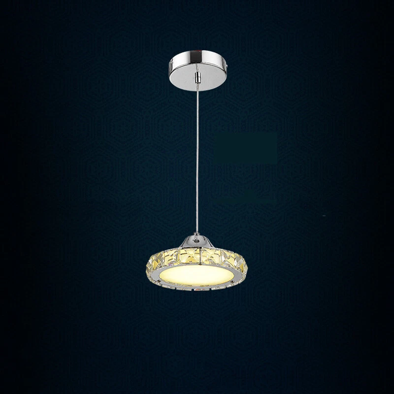 3X Crystal Lamp Bar Pendant Light Kitchen Chandelier Lighting Bar Ceiling Lights - Image 4 of 4