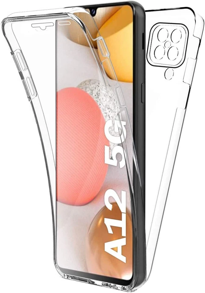 INTEGRAL Pour SAMSUNG Galaxy A12 5G Coque avant GEL+ Arrière RIGIDE INTÉGRAL