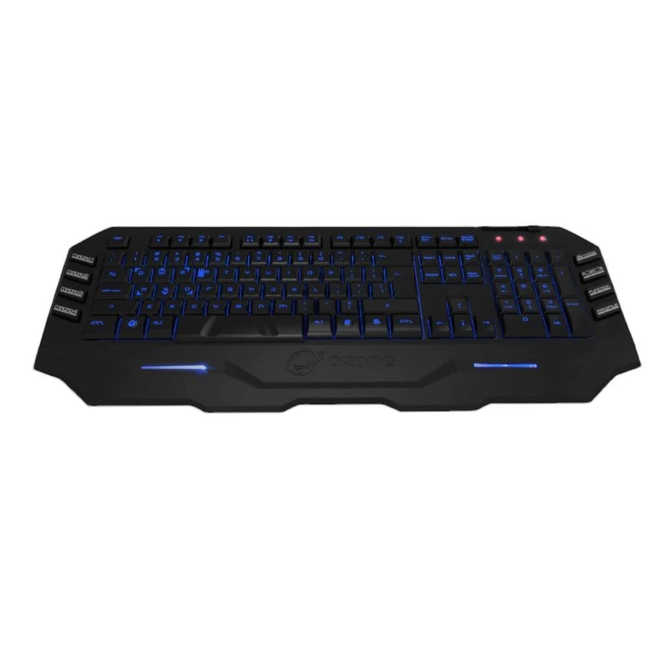 Ozone Blade Gaming Keyboard QWERTY 10 Macro Buttons 128KB Memory Black OZBLADEUS - Image 2 of 4