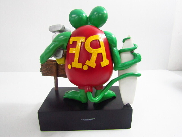 Vintage Rare RAT FINK Figure Statue SURF ALL DAY RACE ALL