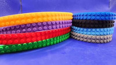 8 Flexible Building Tape (for interlocking modular bricks) Multi Colors Building
