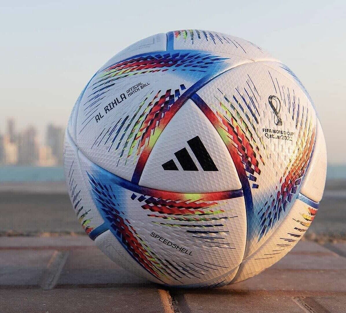 Adidas FIFA WORLD CUP Qatar 2022 AL RIHLA OFFICIAL MATCH Adidas FIFA WORLD CUP Qatar 2022 AL RIHLA OFFICIAL MATCH