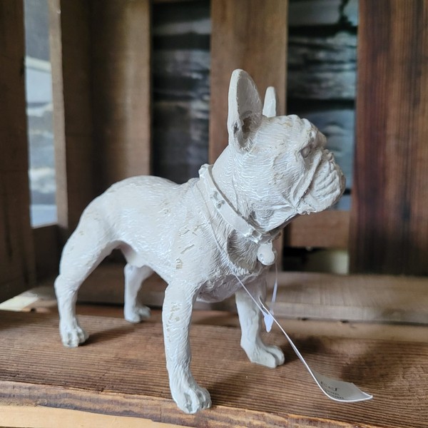 Hund Bulldogge Deko FranzöSische 12X13 Cm Hundefigur Figur Dekofigur Bulldoggen-image