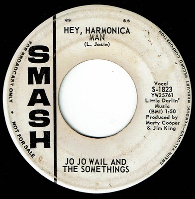 R&B Popcorn JO JO WAIL & SOMETHINGS ''Hey Harmonica Man'' SMASH VG/VG+ DJ S Wonder