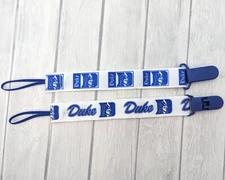 Duke Pacifier Clip Pacifier Baby Shower Gift College Stocking Stuffer Duke