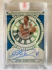 2021-22 National Treasures Dirk Nowitzki On Card Autograph SSP #2/5 HOF Auto