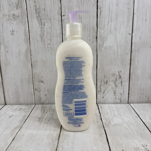 Johnson softlotion bedtime Lotion 414 ml Factory Sealed shaped bottle 14 oz - Picture 2 of 2
