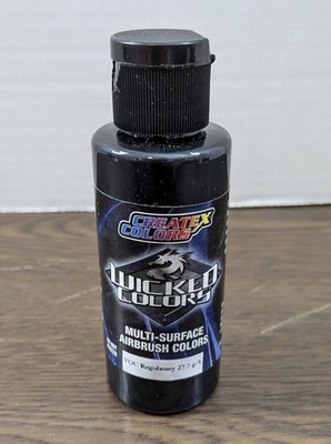 Createx Wicked Colors Airbrush Paint - Wicked Black - 0002 2oz