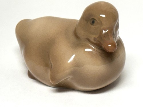 Vtg Bing & Grondahl Porcelain Brown Duckling #1548 B&G Denmark Danish Duck 70's - Picture 1 of 7