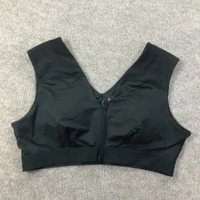 Tommie Copper Shoulder Support Sports Bra Womens 3XL Zip Front Activewear Gym