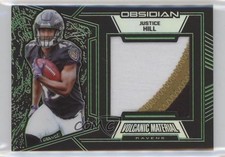 2019 Obsidian Volcanic Material Relics Electric Etch Green /25 Justice Hill 0p9s