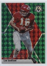 2020 Panini Mosaic Green Mosaic Prizm Len Dawson #3 HOF ow3