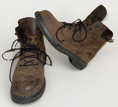 Red Wing Shoes 406 Brown‎ Leather Work Boots Men’s US 13 EH Steel Toe USA Made 6 main image 3