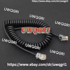 8 Pin Heavy Duty Microphone Cable Coiled Cord for ICOM Radio HM-151 DTMF IC-7000