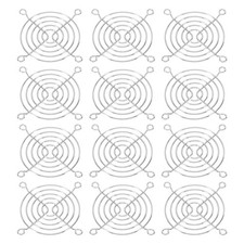 70mm Fan Finger Grill, 12 Pack Metal Grill Protector for 70mm