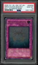 Miraculous Descent EOJ-EN058 1st Edition Ultimate Rare Yugioh PSA 10 *960