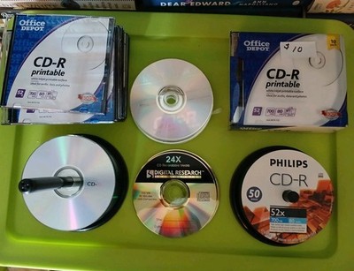 95 Office Max And Other CD-R  52x 700mb 80 Min. Disks