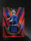 2025 Panini Select - Rookie Swatches Jaxson Dart #RSW-JDT Red Prizm (MEM, RC)