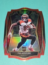 2020 Panini Select - Premier Level Tee Higgins #160 Red Prizm Die-Cut (RC)