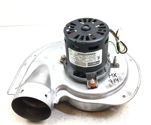 FASCO 7021-9701 Draft Inducer Blower Motor Assembly 1011021 115V used #MK714