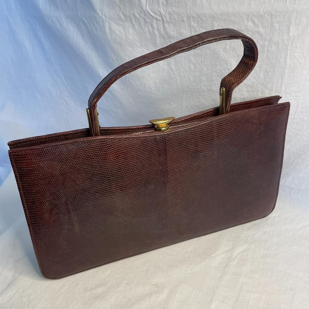 GOLDEX Hardy Brothers Brown Skin Bag – Excellent Condition Vintage