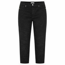 Good American Pants Womens 16 Black Faux Suede Good Legs Minimalist Preppy Taper