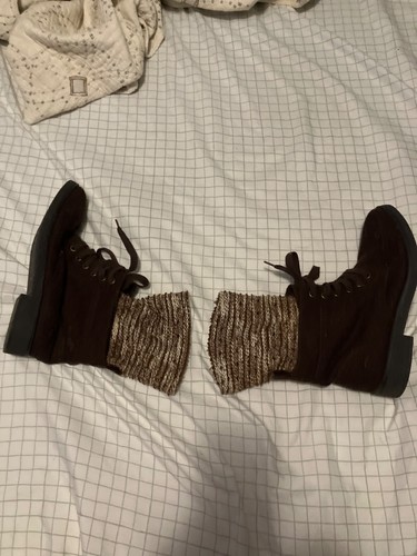 Rocketdog size 8 lace-up knit ankle boots woment - Picture 4 of 5
