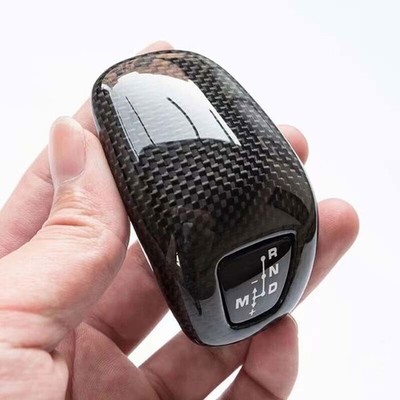 Carbon Fiber Gear Shift Knob Cover Trim Fit For Porsche Panamera 2018-2023
