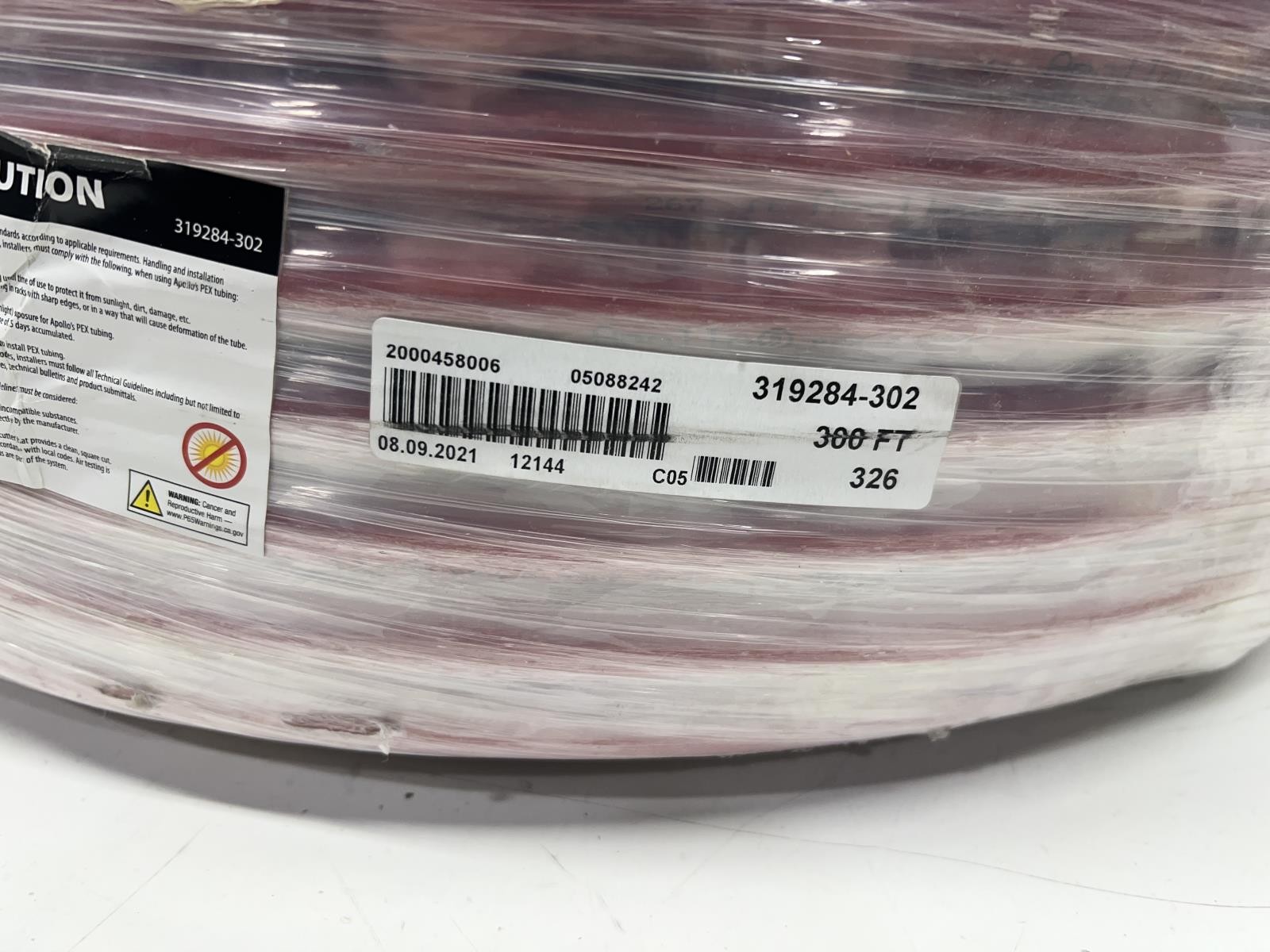 Apollo 3/4 in. x 300 ft. Red PEX-A Expansion Pipe in Solid