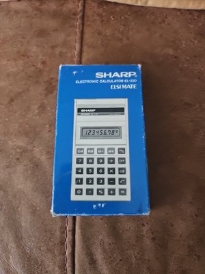 Sharp Elsi Mate EL-8160 Elektronischer Taschenrechner Vintage