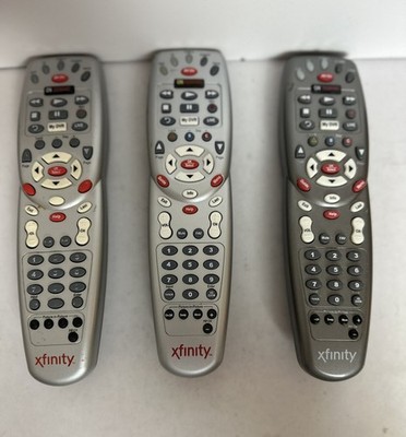 Lot of 3 Xfinity Comcast Universal DCX Remote Controls ON DEMAND NEW