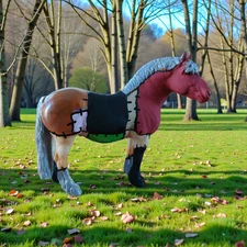 breyer  horse custom stablemate Theo patchwork Christmas Holiday