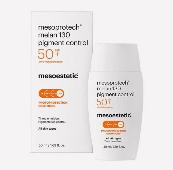 2 PACK Mesoestetic Mesoprotech Melan 130 Pigment Control SPF50+ 50ml 2 PK