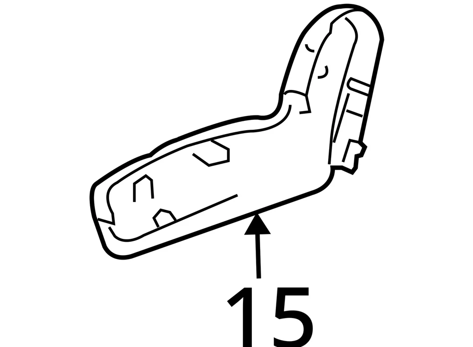 Chevrolet Vue Captiva 2008-2009 cubierta deportiva asiento trasero aleta 96839528 Foto 3 de 3