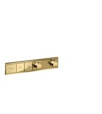 Hansgrohe Thermostat flush-mounted RainSelect 15380990 Polished Gold Optic