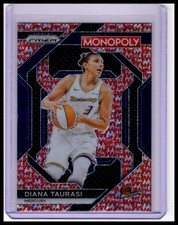 2024 Panini Prizm Monopoly WNBA  Diana Taurasi Red Millionaire Shimmer /100