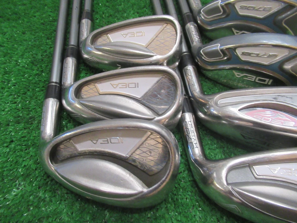 ADAMS IDEA A7OS HYBRID IRON SET 5H 6H 7-PW SW GOLF CLUBS LADIES GRAPHITE RH - Image 3 of 4