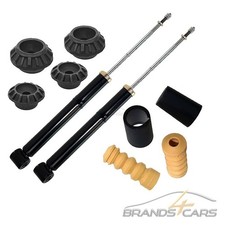 ATEC 2x STOSSDÄMPFER GAS HINTEN +DOMLAGER +PROTECTION-KIT FÜR VW POLO 6N 6N1 6N2